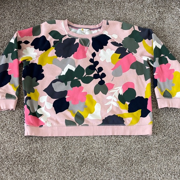 Boden Tops - Boden Women’s Hannah Floral Printed Sweatshirt Cotton Size XL